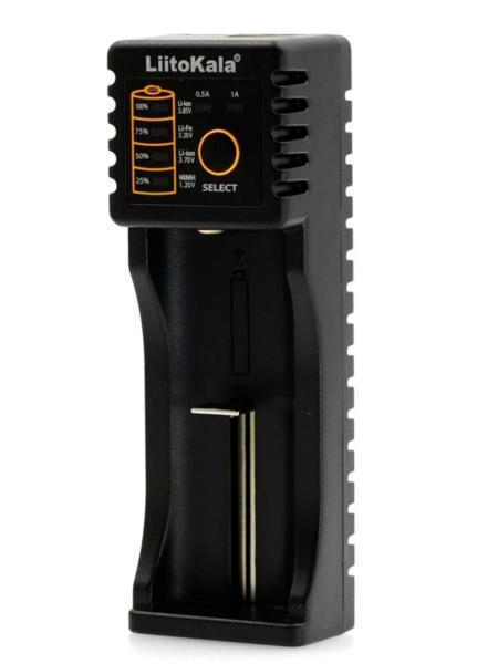 З/У для аккумуляторов LiitoKala Lii-100B 26650-10440 Ni-MH/Ni-Cd/Li-ion/LiFePO4 1 слот