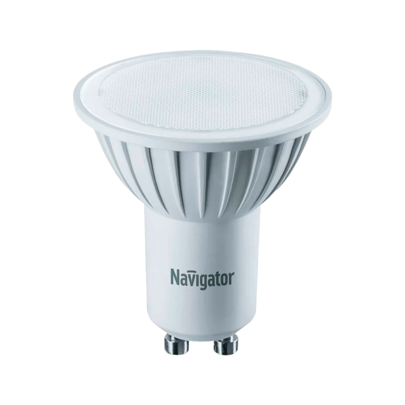 Лампа светодиодная Navigator PAR16 GU10 1.6W 3000К 230V софит прозрачная