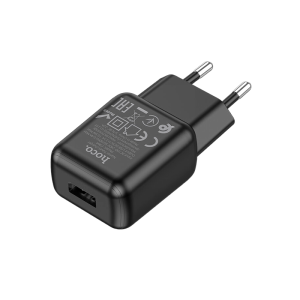 Сетевое З/У HOCO C96A 1USB 2.1A черный (1/27/162)