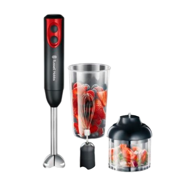 Блендер Russell Hobbs 18980-56 400W 2 скорости 3 в 1 красный черный