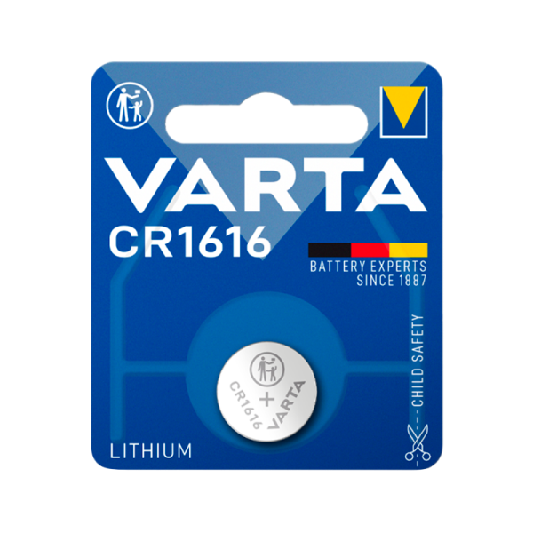 Батарейка Varta ELECTRONICS CR1616 BL1 Lithium 3V (6616) (1/10/100)