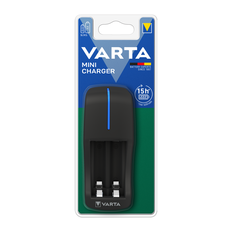 З/У для аккумуляторов Varta Mini Charger (57646) AA/AAA 2 слота