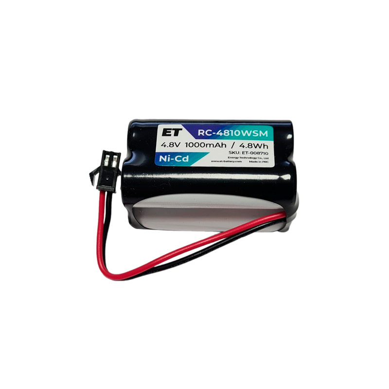 Аккумулятор ET RC-4810WSM черный&nbsp;&nbsp;4.8V, 1000mАh, Ni-CD, 4D-AA1000 (1/40)