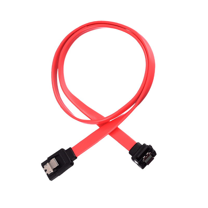 Кабель GoPower SATA (m)-SATA (m) 0.5м силикон ver.2.0 красный в пакете (1/250)