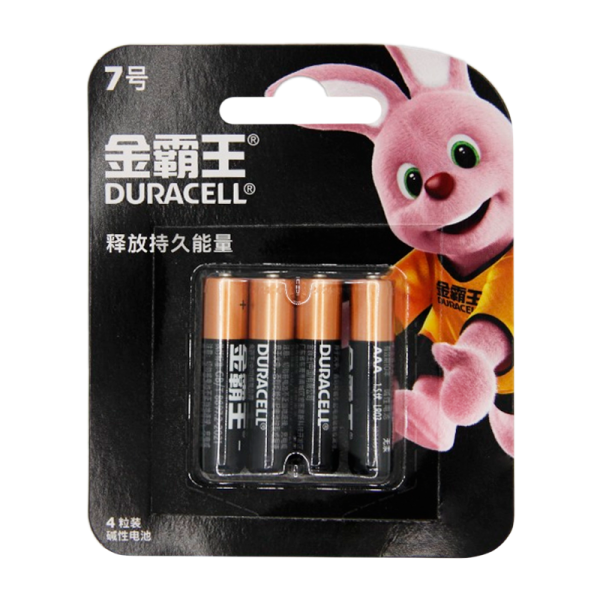 Батарейка Duracell Basic LR03 AAA BL4 Alkaline 1.5V CN (Китай) (4/48)