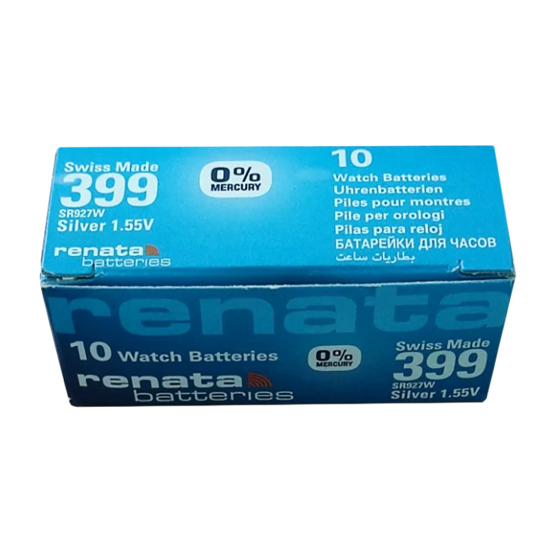 Батарейка Renata 399 (SR927W) Silver Oxide 1.55V (1/10/100)