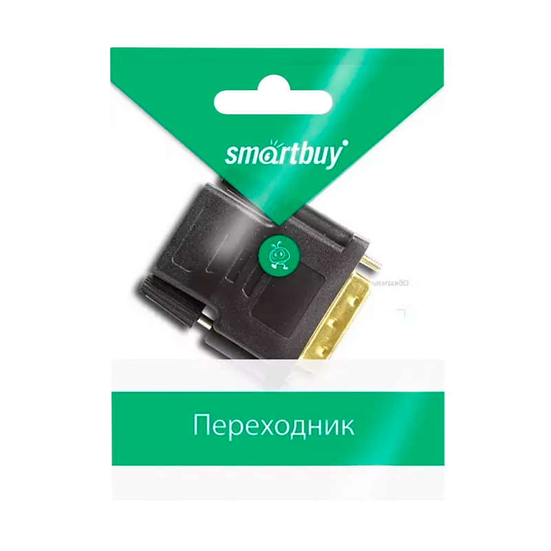 Переходник Smartbuy A122 DVI-D 25 (m)-HDMI (f) пластик черный (1/500)