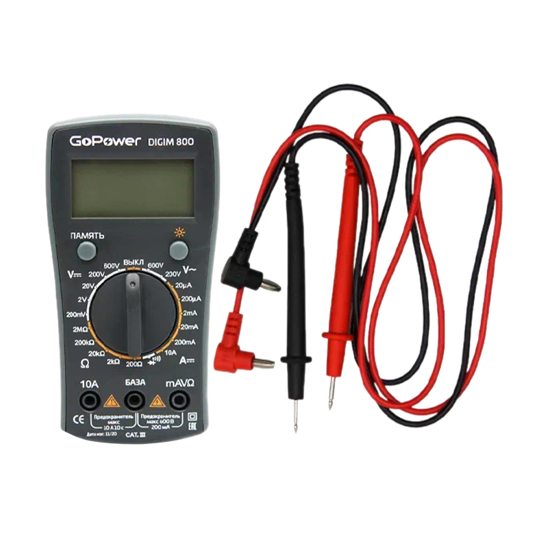 Мультиметр GoPower DigiM 800 (1/80)