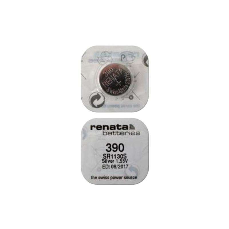 Батарейка Renata 390 (SR1130SW) BL10 Silver Oxide 1.55V (10/100)