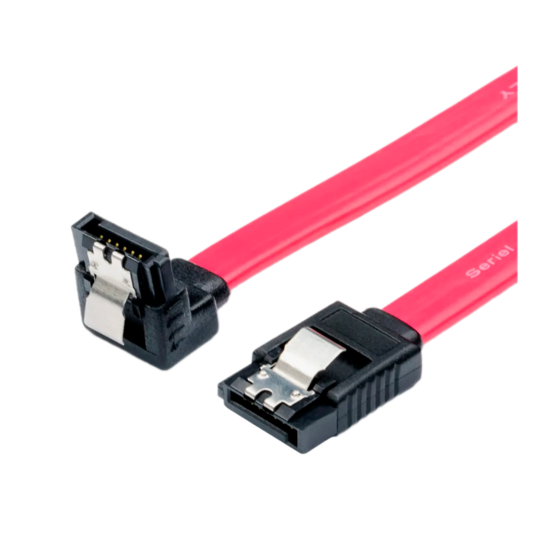 Кабель Atcom AT0108 SATA (m)-SATA (m) 0.5м силикон угловой розовый (1/10/1000)