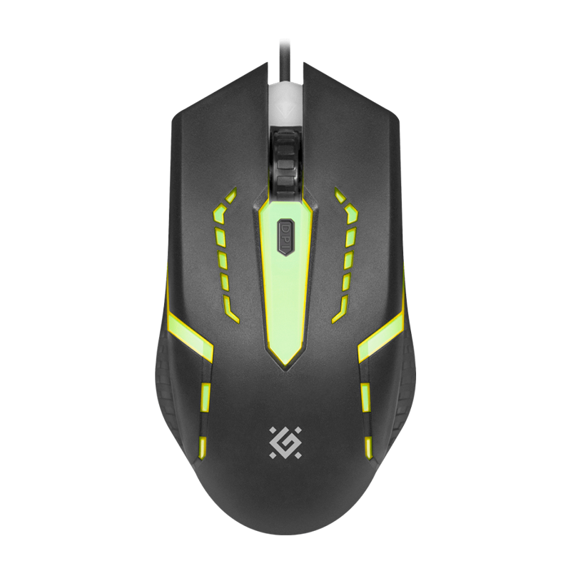 Мышь проводная Defender MB-600L Flash классическая USB черный (1/40)