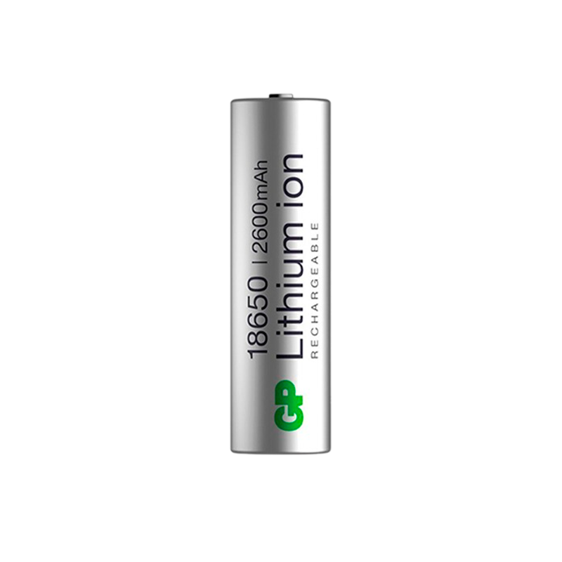Аккумулятор Li-ion GP 18650 Shrink 1 2600mAh без защиты (1/24)