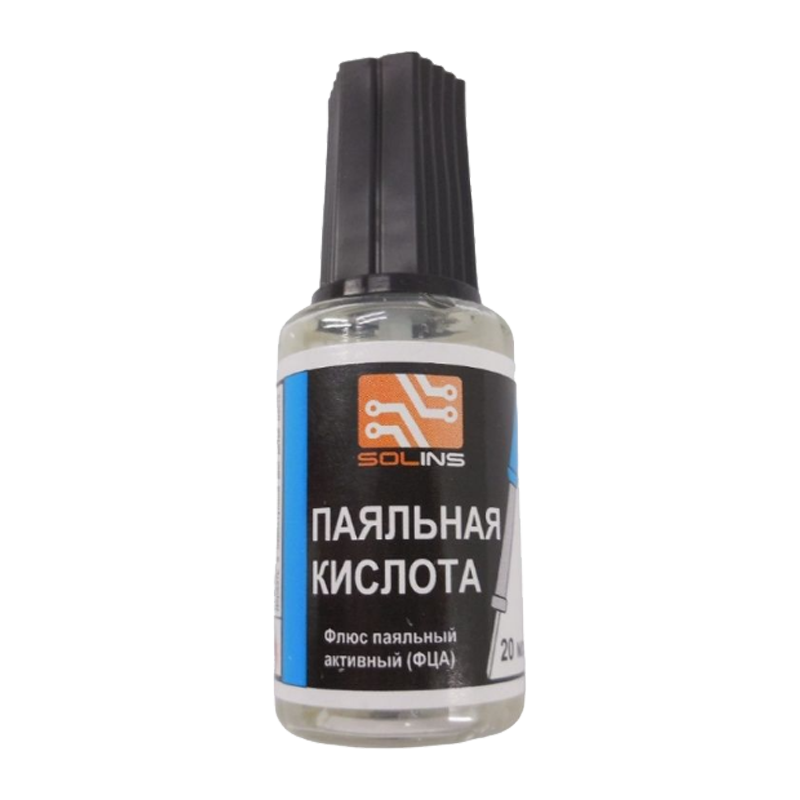 Флюс Solins ПК(ФЦА) для пайки 22мл +кисточка
