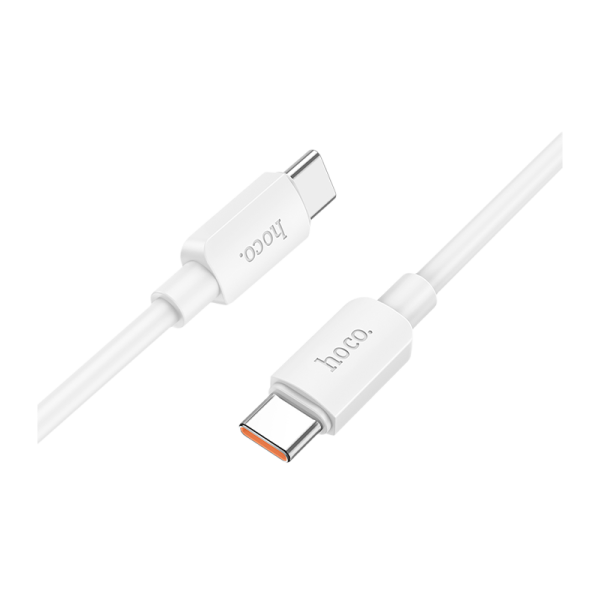 Кабель HOCO X96 Type-C (m)-Type-C (m) 1.0м 3.0A 100W ПВХ белый (1/31/310)