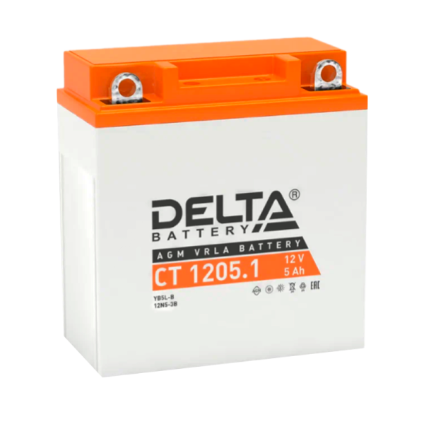 #Аккумулятор для мототехники Delta CT 1205.1 (1/10)