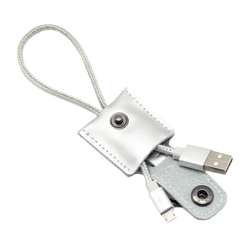 USB кабель REMAX Moss (Micro) RC-079M Серебристый (0.3M, 2.1A)