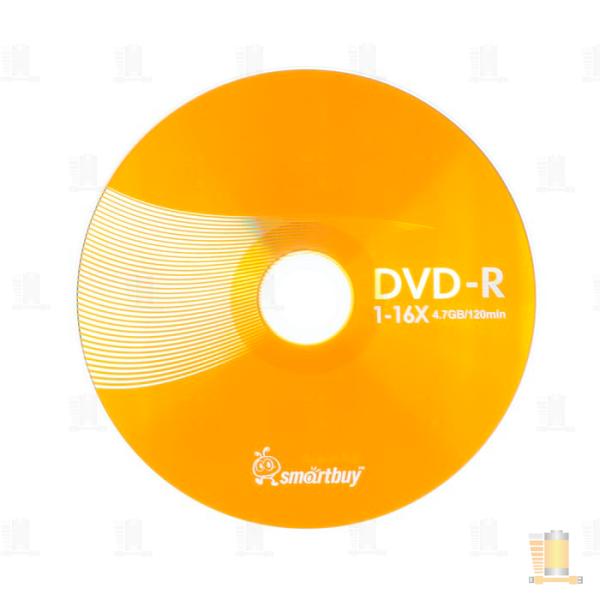 Диск DVD+R Smartbuy 4.7GB 16x Shrink 50 (50/250)