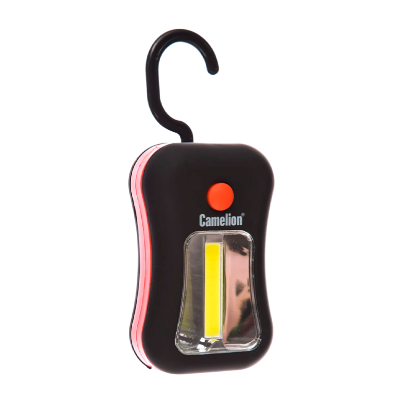 Фонарь туристический Camelion LED51520 3W 3COB от батареек IPX4 черный (1/8/24)