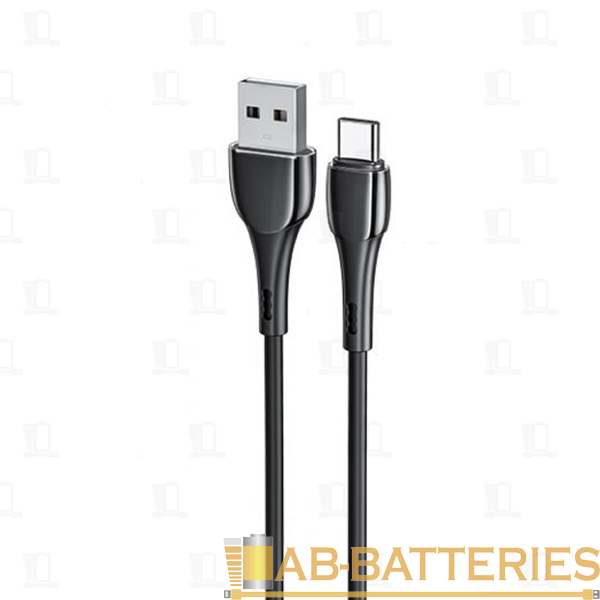 Кабель HOCO X49 USB (m)-Type-C (m) 1.0м 3.0A силикон черный (1/31/310)
