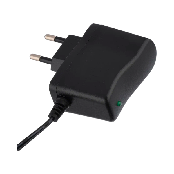 Блок питания GoPower 500mA 9V 5,5x2,5/12мм нестабилизированный отрицательная полярность (1/100)
