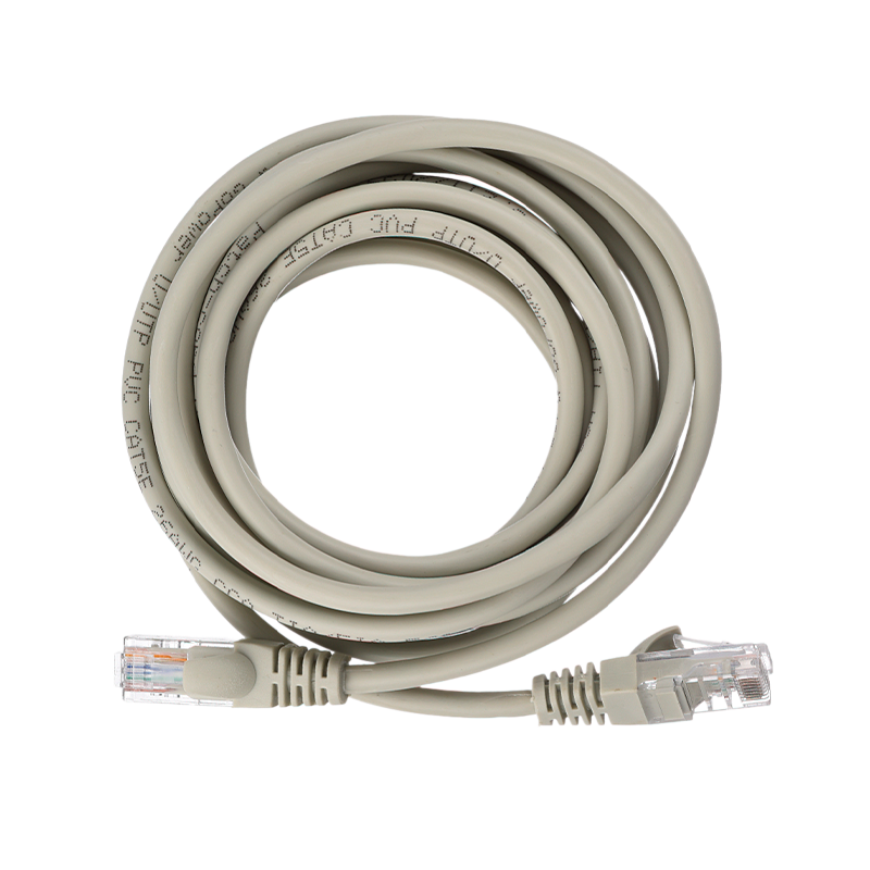 Патч-корд GoPower RJ-45 (m)-RJ-45 (m) 3.0м кат.5е ПВХ 26AWG CCA серый Premium Zip-Lock c подвесом
