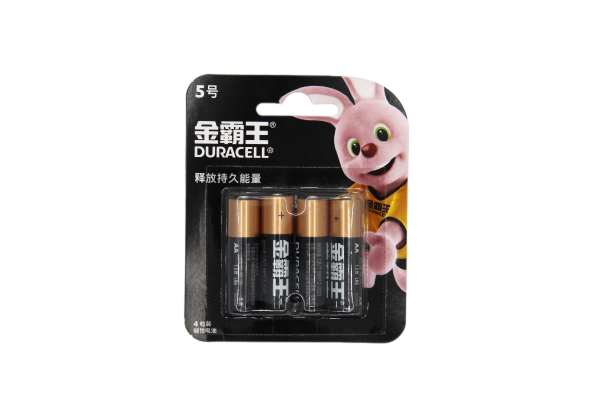 Батарейка Duracell Basic LR6 AA BL4 Alkaline 1.5V CN (Китай) (4/48)
