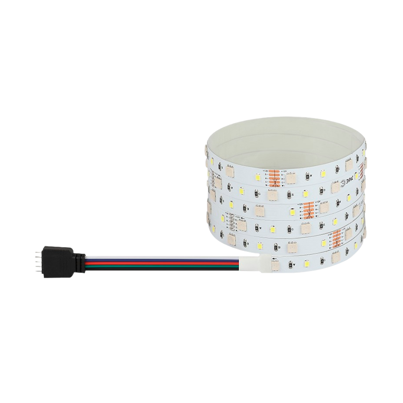 Светодиодная лента ЭРА LS5050 -14,4-60-12-RGB+W(6500)-IP20-1 year-5m RGB+холодный белый 5м