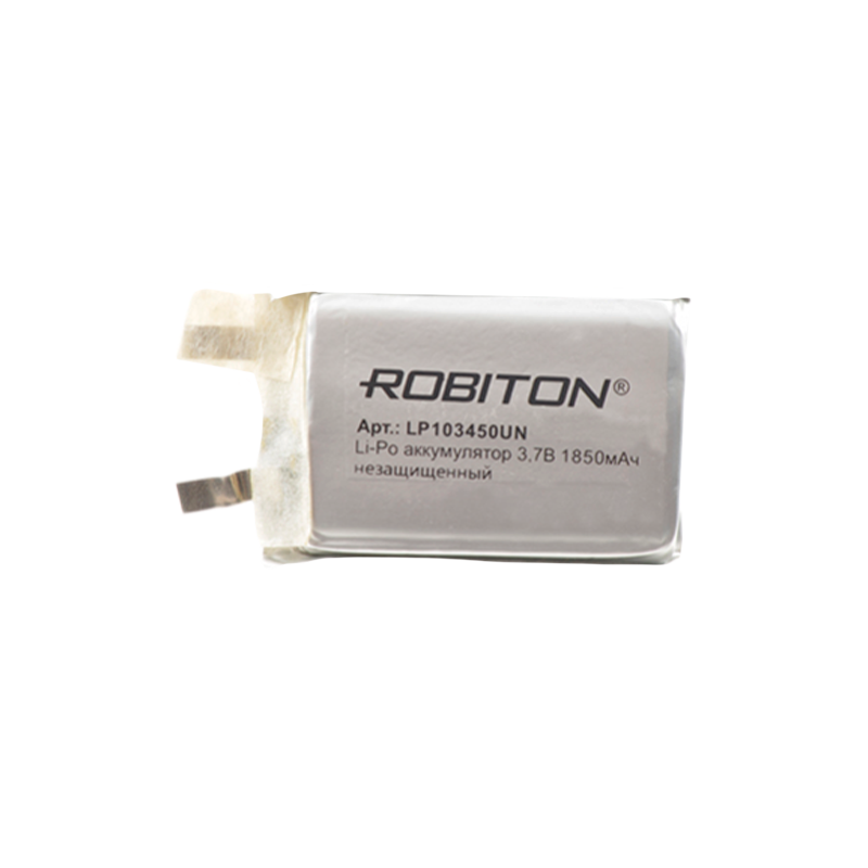 Аккумулятор ROBITON LP103450UN 3.7В 1850мАч без защиты PK1