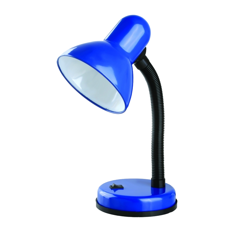 Светильник настольный Camelion KD-301 40W 230V E27 на основании синий (1/12)