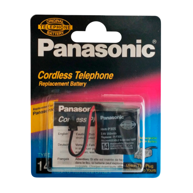 Аккумулятор для радиотелефонов Panasonic HHR-P305 BL1 NI-MH 350mAh (1/6)