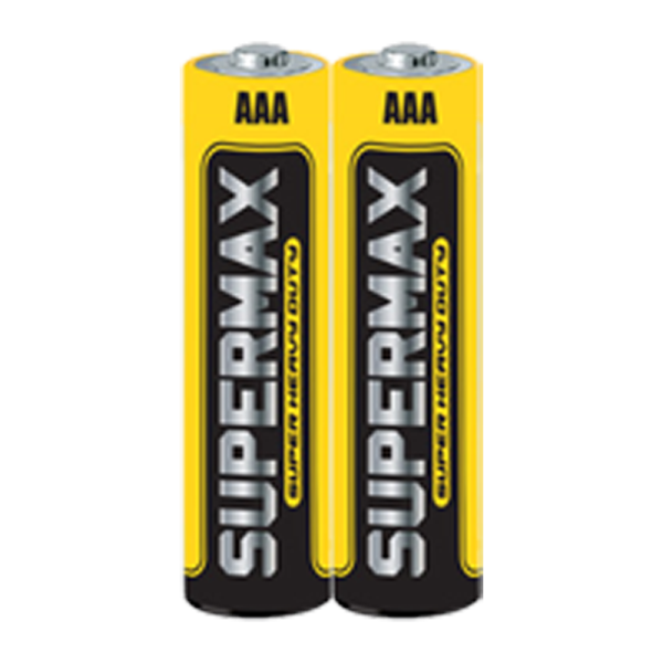 Батарейка Supermax Super R03 AAA Shrink 2 Heavy Duty 1.5V (2/60/600)