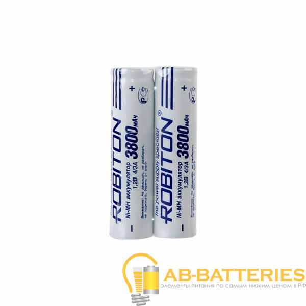 Аккумулятор ROBITON 3800MH4/3A-2 SR2, в упак 32 шт (2/32/384)