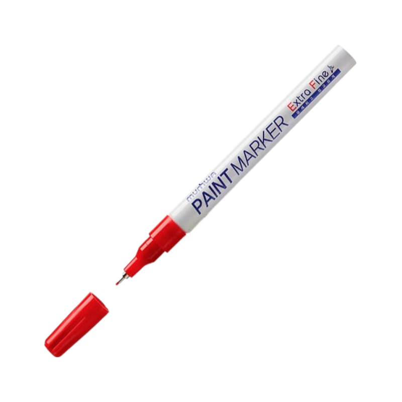 Маркер промышленный MunHwa PAINT MARKER Extra Fine 1.0мм нитрокраска красный