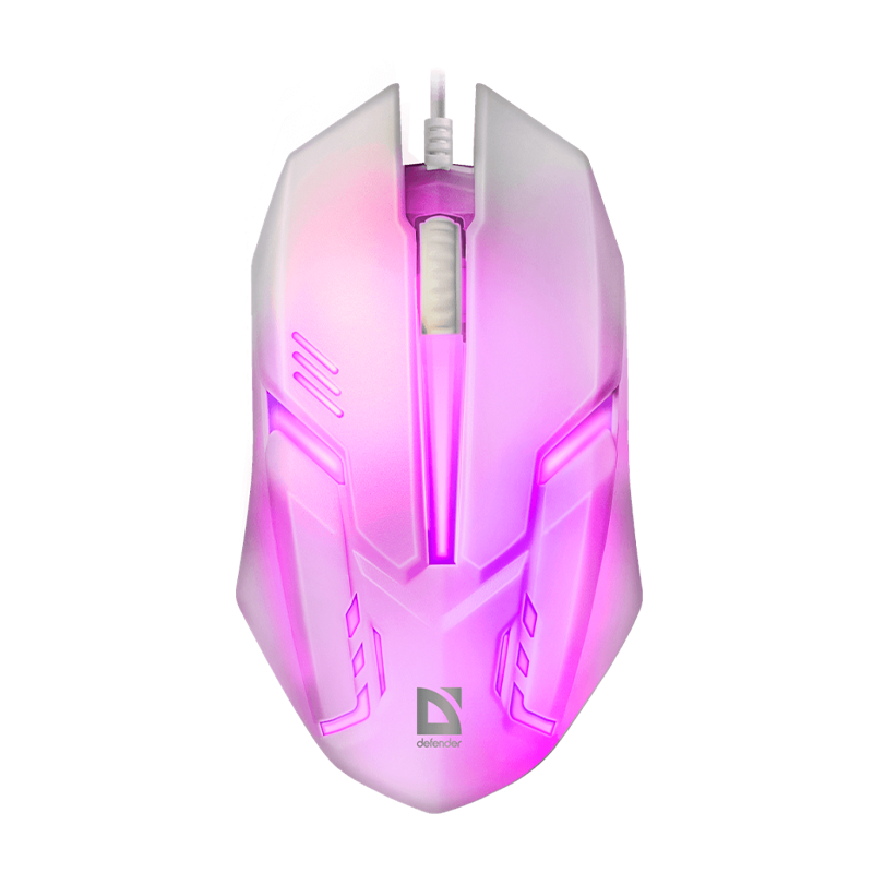 Мышь проводная Defender MB-560L Cyber классическая USB белый (1/40)
