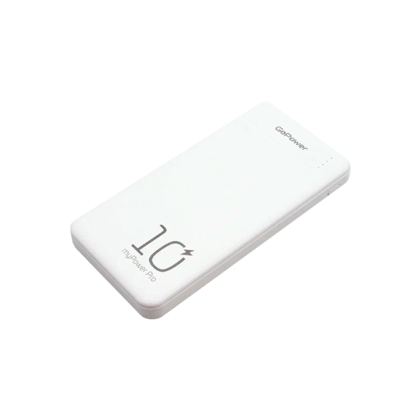 Внешний аккумулятор GoPower PB2U myPower Pro 10000mAh белый