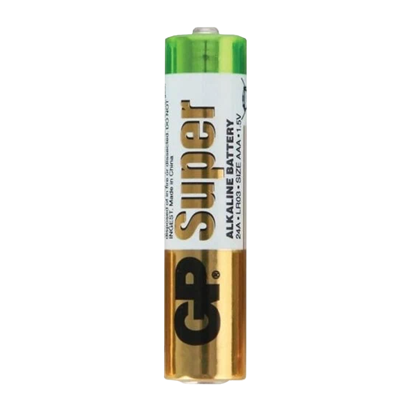 Батарейка GP Super LR03 AAA BL4 Alkaline 1.5V (4/40/160/320) R