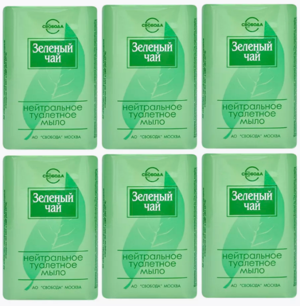 Мыло Свобода Зеленый чай 100г (1/6/36)