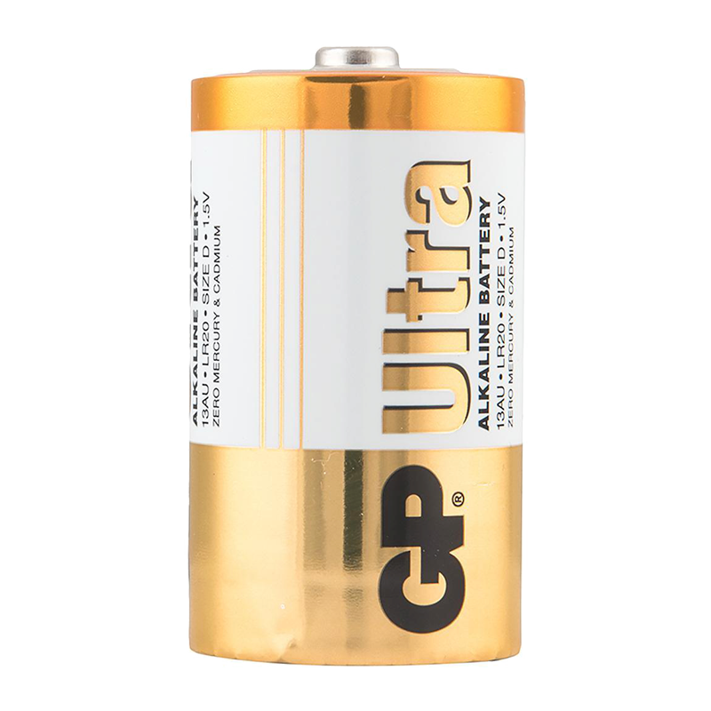 Батарейка GP ULTRA LR20 D BL2 Alkaline 1.5V (2/20/160)