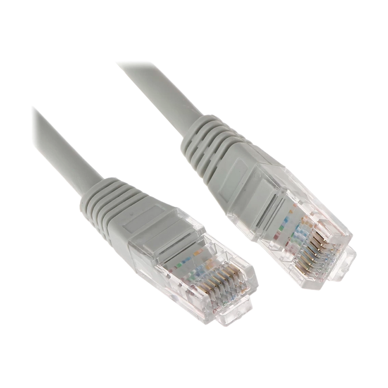 Патч-корд Geplink RJ-45 (m)-RJ-45 (m) 3.0м кат.5е ПВХ 26AWG серый (1/10/250)
