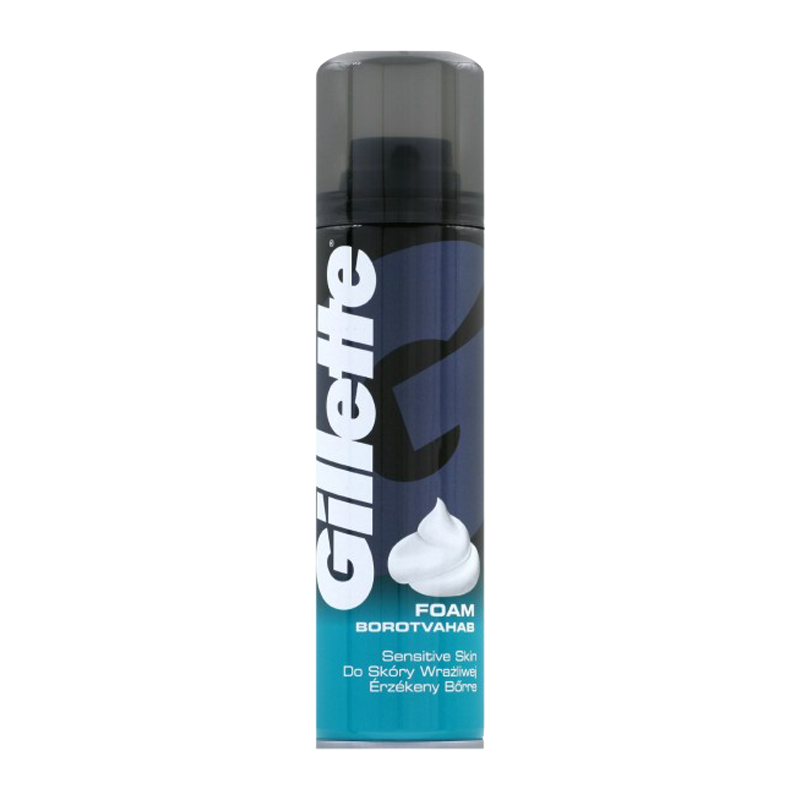 Пена для бритья Gillette Sensitive 200мл (1/6)