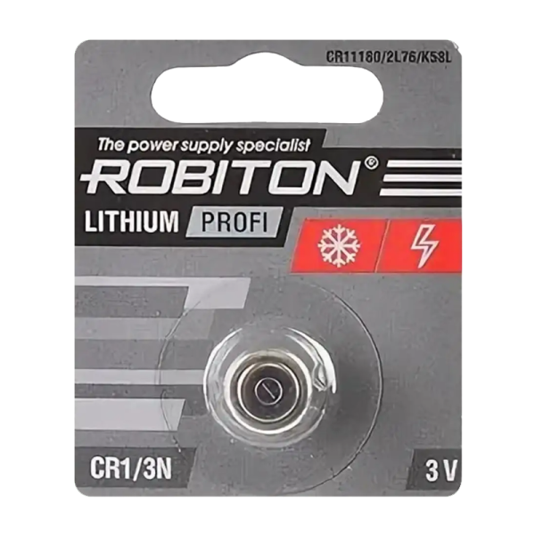 Батарейка ROBITON PROFI CR1/3N BL1 (1/20/600)