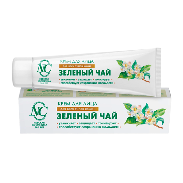 Крем для лица Невская Косметика Зелёный чай 40мл (1/36)