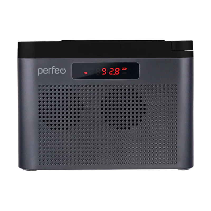 Радиоприемник Perfeo I70 ТАЙГА 6W пластик microSD USB/Jack3.5 FM серый