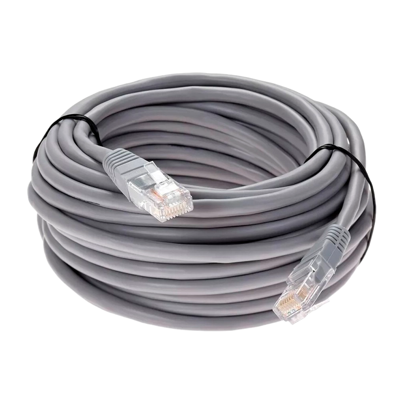 Патч-корд ENERGY POWER RJ-45 (m)-RJ-45 (m) 10.0м кат.5е ПВХ серый (1/250)