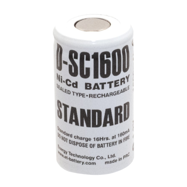 Аккумулятор ET D-SC1600 23.0*43.0, 1.2В, 1600мАч, Ni-CD (1/25/400)