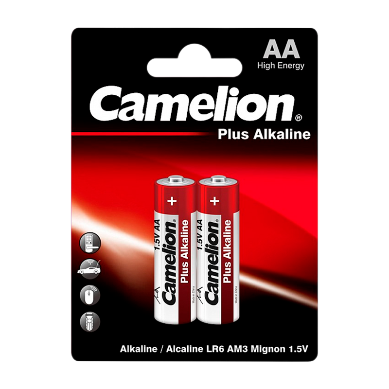 Батарейка Camelion Plus LR6 AA BL2 Alkaline 1.5V (2/24/432/17280)