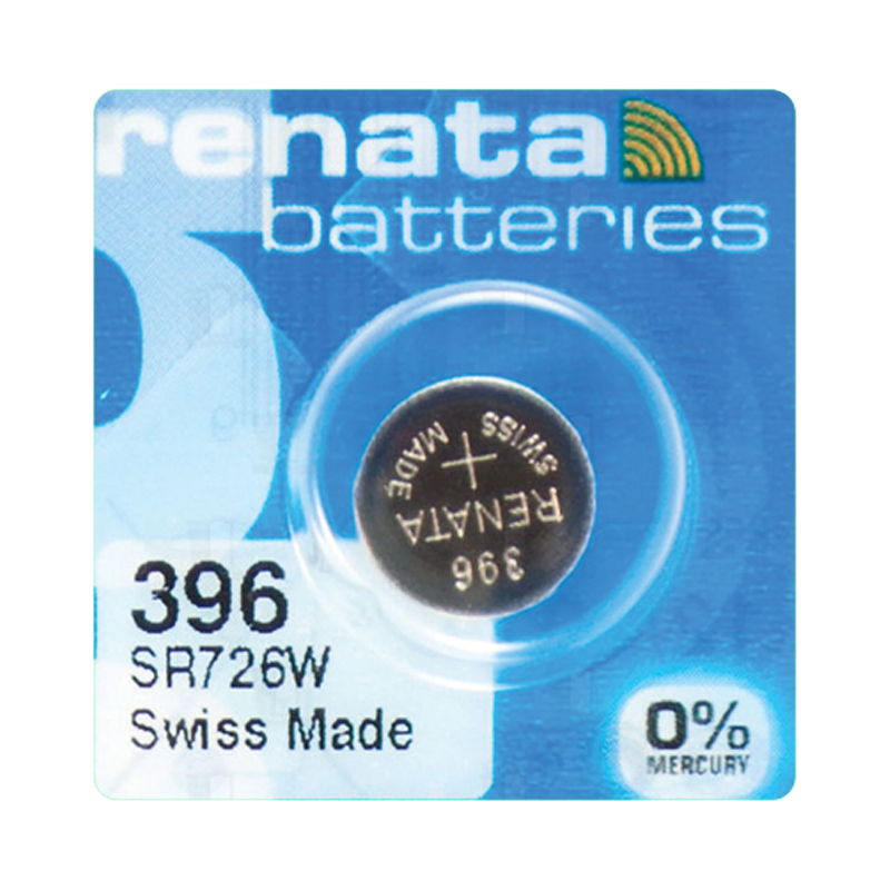 Батарейка Renata 396 (SR726W) Silver Oxide 1.55V (1/10/100)