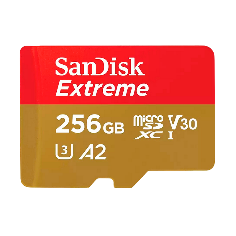 Карта памяти microSD SanDisk EXTREME 256GB Class10 A2 V30 UHS-I (U3) 160 МБ/сек CN (Китай) без адапт