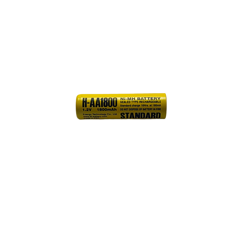 Аккумулятор ET H-AA1800 14.5*49.0, 1.2В, 1800мАч, Ni-MH (1/50/600)