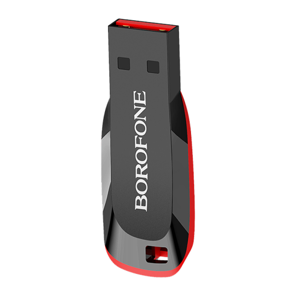 Флеш-накопитель Borofone Generous BUD2 128GB USB2.0 пластик черный (1/35/280)